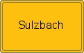 Ortsschild von Sulzbach