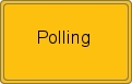 Ortsschild von Polling