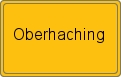 Ortsschild von Oberhaching