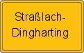 Ortsschild von Straßlach-Dingharting