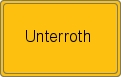 Ortsschild von Unterroth