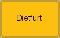 Ortsschild von Dietfurt