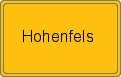Ortsschild von Hohenfels