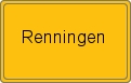 Ortsschild von Renningen