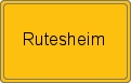 Ortsschild von Rutesheim