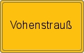 Ortsschild von Vohenstrauß