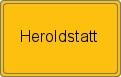 Ortsschild von Heroldstatt