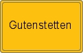 Ortsschild von Gutenstetten