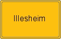 Ortsschild von Illesheim