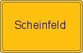 Ortsschild von Scheinfeld