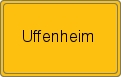 Ortsschild von Uffenheim