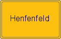 Ortsschild von Henfenfeld