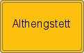 Ortsschild von Althengstett