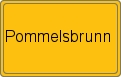 Ortsschild von Pommelsbrunn