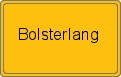 Ortsschild von Bolsterlang