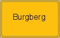 Ortsschild von Burgberg