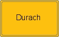 Ortsschild von Durach
