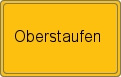 Ortsschild von Oberstaufen