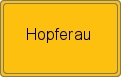 Ortsschild von Hopferau