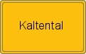 Ortsschild von Kaltental