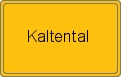 Ortsschild von Kaltental