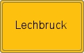 Ortsschild von Lechbruck