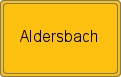 Ortsschild von Aldersbach