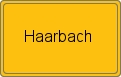 Ortsschild von Haarbach