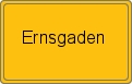 Ortsschild von Ernsgaden