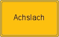 Ortsschild von Achslach
