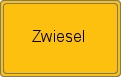 Ortsschild von Zwiesel