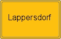 Ortsschild von Lappersdorf