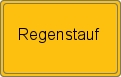 Ortsschild von Regenstauf