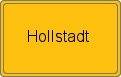 Ortsschild von Hollstadt