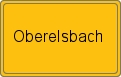 Ortsschild von Oberelsbach