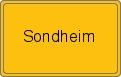 Ortsschild von Sondheim