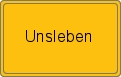 Ortsschild von Unsleben