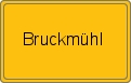Ortsschild von Bruckmühl