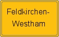 Ortsschild von Feldkirchen-Westham