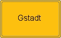 Ortsschild von Gstadt