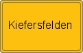 Ortsschild von Kiefersfelden