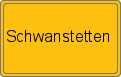 Ortsschild von Schwanstetten