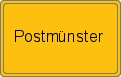 Ortsschild von Postmünster