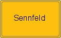 Ortsschild von Sennfeld