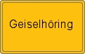 Ortsschild von Geiselhöring