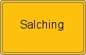 Ortsschild von Salching