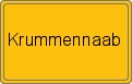 Ortsschild von Krummennaab