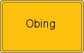 Ortsschild von Obing