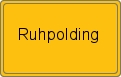 Ortsschild von Ruhpolding