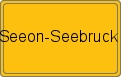 Ortsschild von Seeon-Seebruck